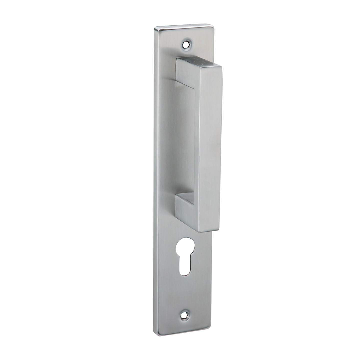 Manillón con placa rectangular y asa desplazada con bocallave modelo 8004G