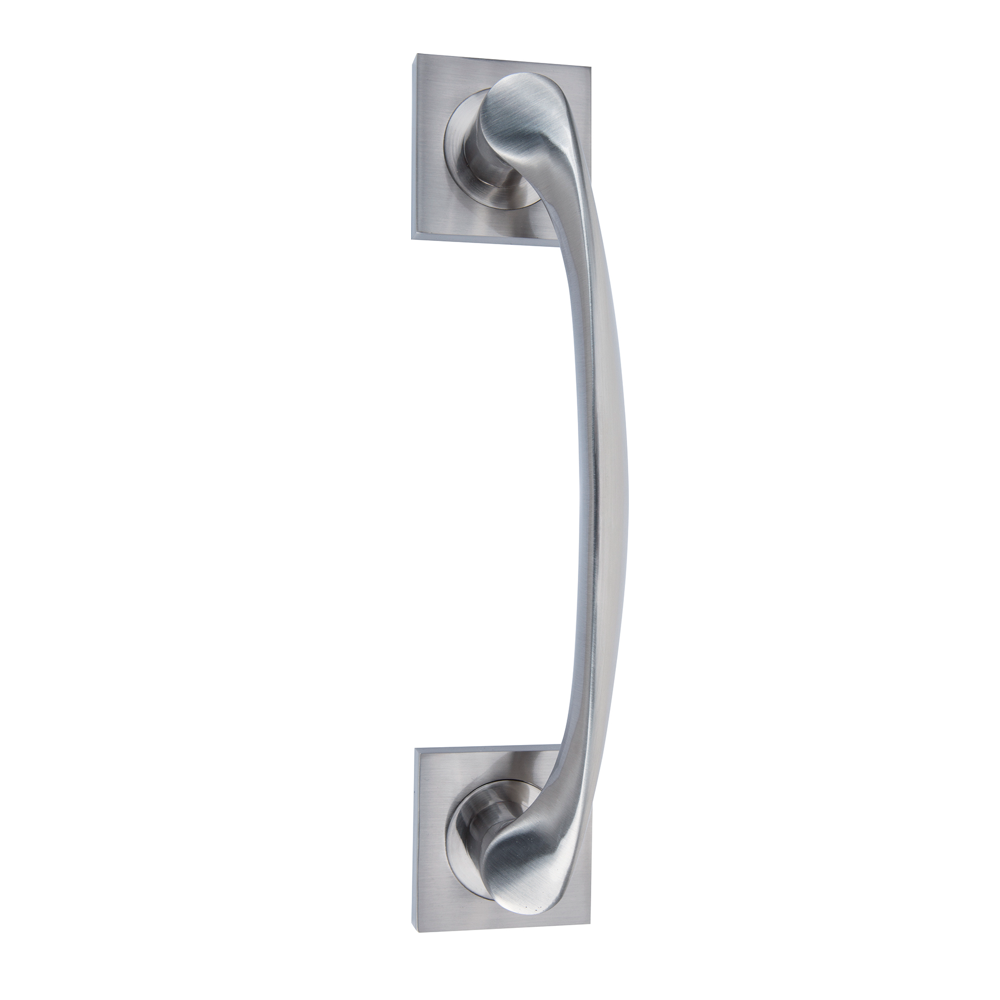 Manillón ola para puerta corredera con roseta cuadrada modelo 130A