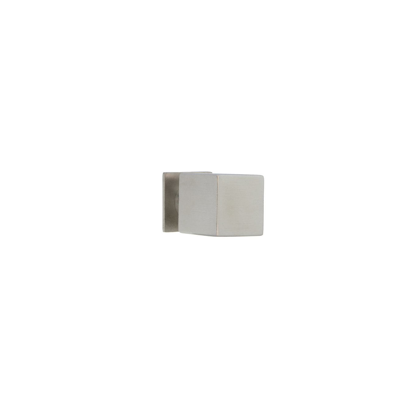 Pomo cuadrado con cuello de 26mm de altura en acero Inoxidable ideal para muebles